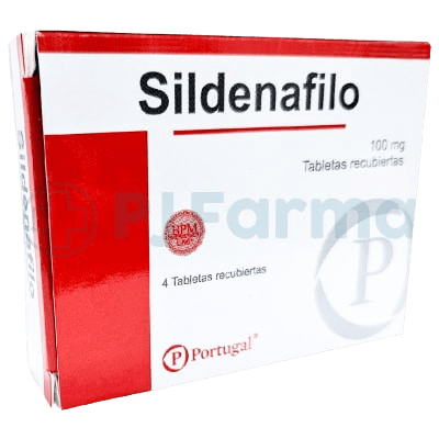 Sildenafilo 100Mg Tab. Portugal Caja X 4 Unid1