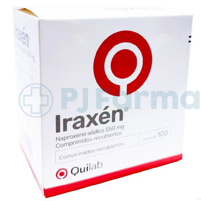 Iraxén  (Naproxeno Sódico) 550 Mg Quilab Tab.1