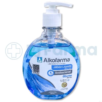 Jabón Líquido Antibacterial Marino Alkofarma 360 Ml