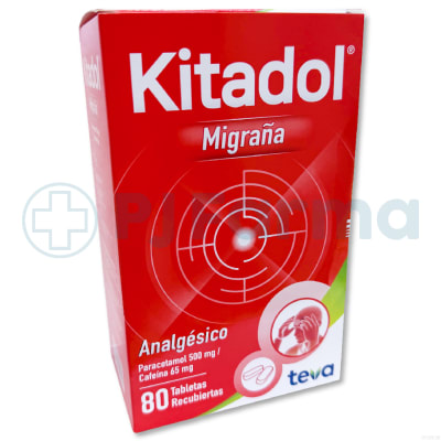 Kitadol Migraña Tab. Teva Sobre X 2 Unid1