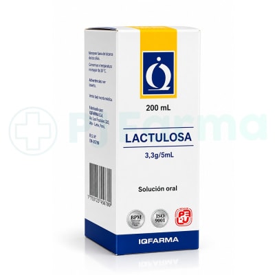 Lactulosa 3,33G/5Ml Oral Iq Farma Frasco X 200Ml