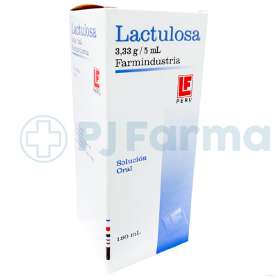 Lactulosa 3,33G/5Ml Oral Farmindustria Frasco X 180Ml