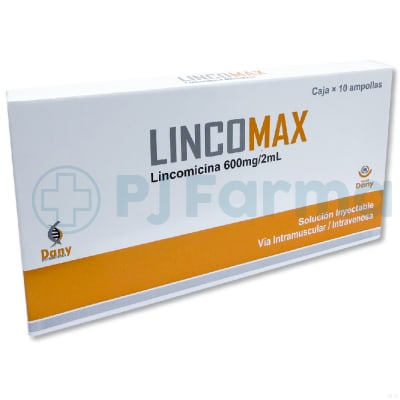 Lincomicina 600Mg/2Ml Amp. Dany Caja X 10 Unid1