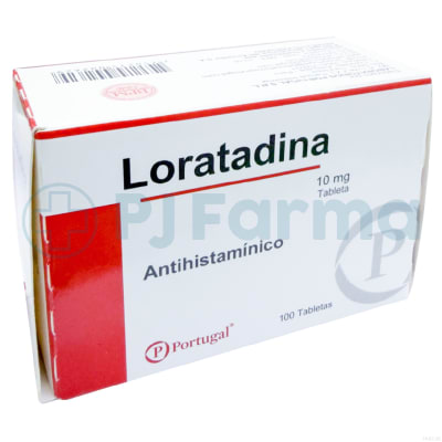 Loratadina 10Mg Tab. Portugal Caja X 100 Unid