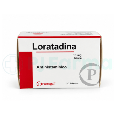 Loratadina 10Mg Tab. Portugal Caja X 100 Unid