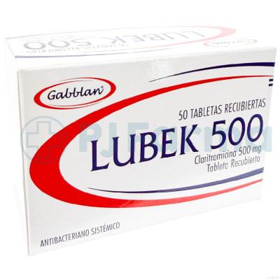 Lubek 500(Claritromicina) 500Mg Gabblan Tab.1