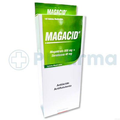 Magacid (Magaldrato+Simeticona)800Mg+40Mg Markos Tab.