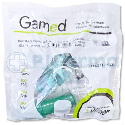 Mascara De Oxigeno Venturi Adulto Gamed1