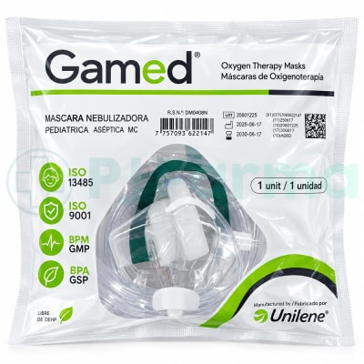 Mascara  Nebulizadora  Pediatrico Gamed1
