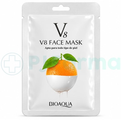 Mascarilla Hidratante Facial Naranja Bioaqua X 1 Und