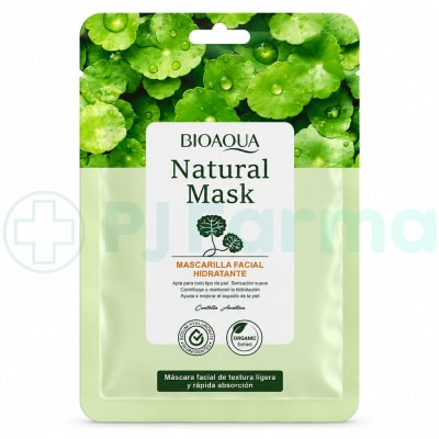 Mascarilla Hidratante Facial Natural Bioaqua X 1 Und