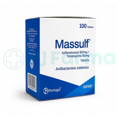 Massulf (Sulfametoxazol 800 Mg + Trimetroprima 160Mg)Portugal Tab.1