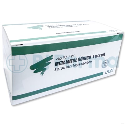 Metamizol Sódico 1 Gr/2 Ml Amp Labot