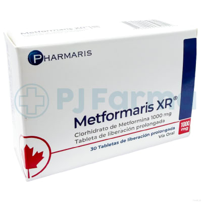 Metformaris Xr (Clorhidrato De Metformina) 1000Mg Pharmaris Tab.1