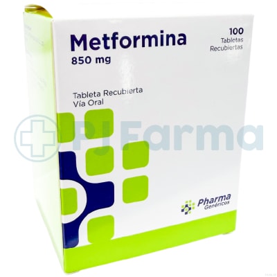 Metformina 850Mg Tab. Pharma Genéricos1