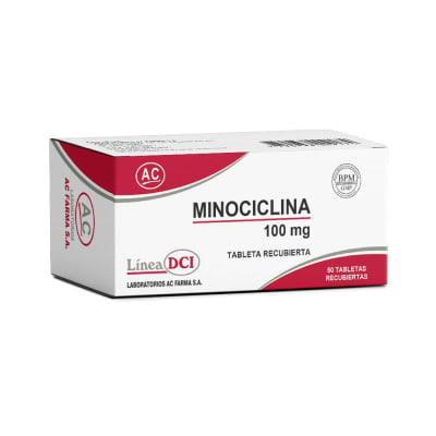 Minociclina 100Mg Ac Farma Tab.1