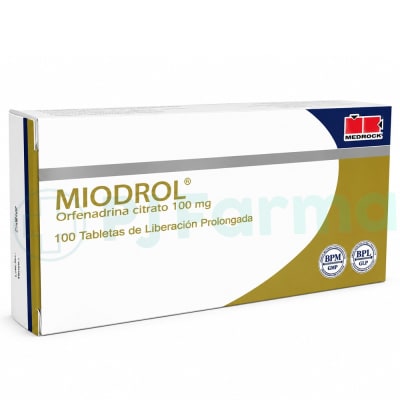 Miodrol (Orfenadrina) 100Mg Tab. Medrock