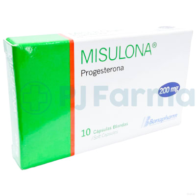 Misulona (Progesterona) 200Mg Caps. Bonapharm Caja X 10 Unid
