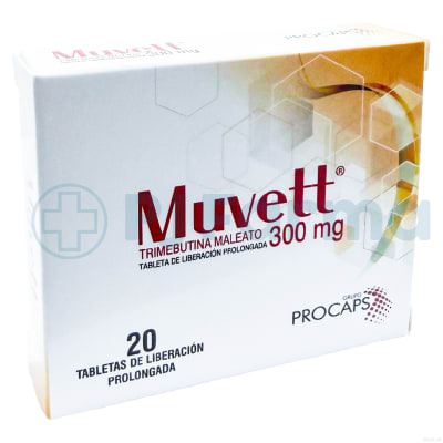 Muvett  (Trimebutina Maleato) 300 Mg Grupo Pocaps Tab.
