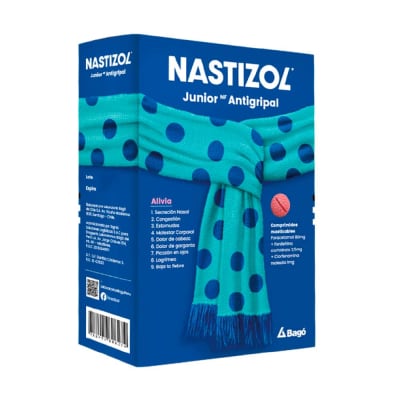 Nastizol  Junior Nf Antigripal Comprimidos Masticables1