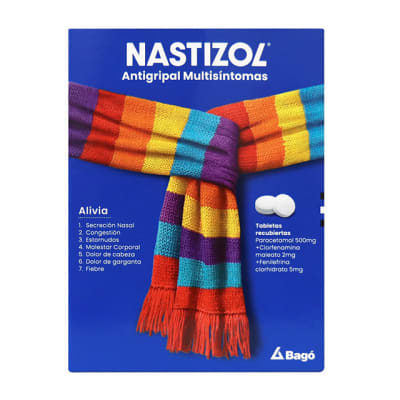 Nastizol Antigripal Multisíntomas Tableta Recubierta1