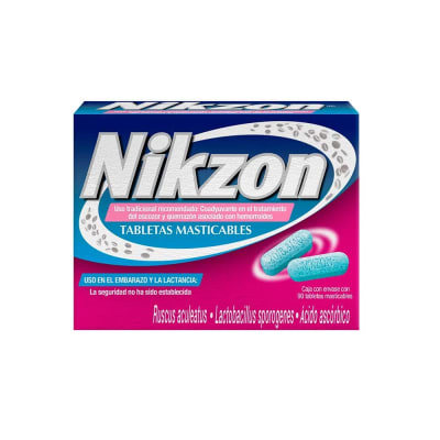 Nikzon Tab. Masticable X Unid