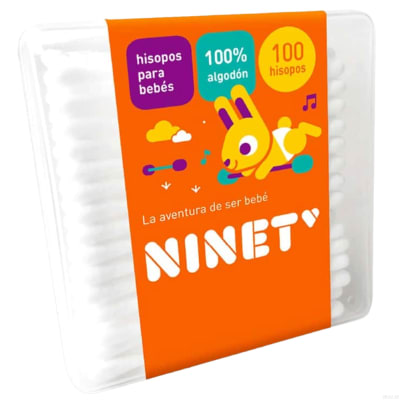 Hisopos Para Bebés Ninet Caja X 100 Unid