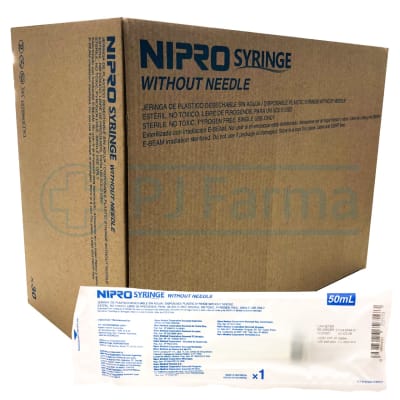 Jeringa 50 ML Punta Cateter Nipro