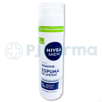 Espuma De Afeitar Nivea Men Sensitive Frasco X 200 Ml