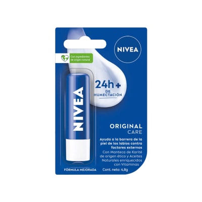 Protector  Labial Nivea Original Care Barra X 4,8 G1