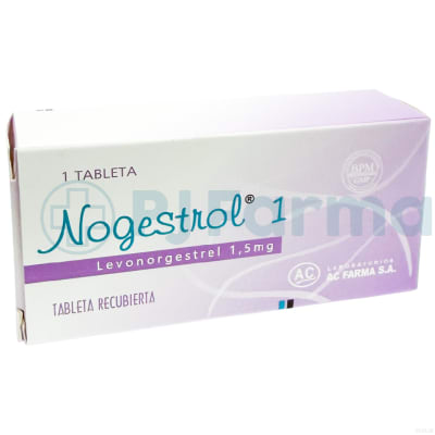 Nogestrol 1 (Levonorgestrel) 1.5 Mg Tab. Ac Farma Caja X 1 Unid