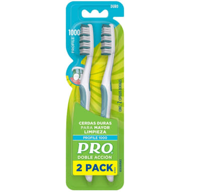 Cepillo Dental (Duro) Pro-Doble Acción Oral-B Pack X 2 Unid