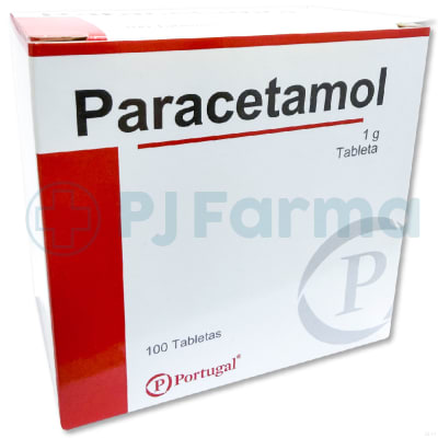 Paracetamol  1G Portugal Tab. Caja X 100 Unid