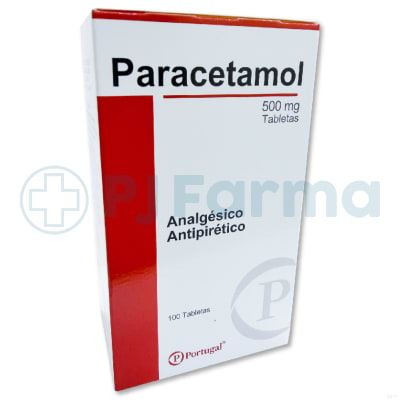 Paracetamol 500 mg Portugal Caja X 100 Unid