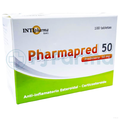 Pharmapred 50 (Prednisona)50Mg Intipharma Tab.