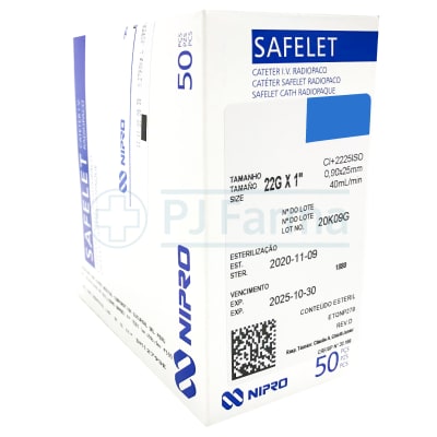 Cateter 22G x 1 Nipro
