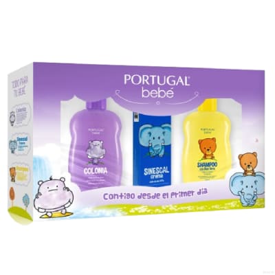 Pack Portugal Bebé - Colonia / Jabón Liquido / Crema Corporal1