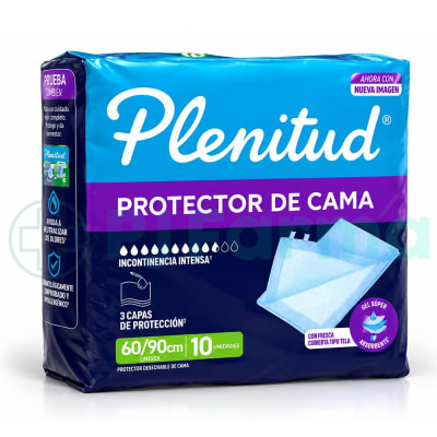 Protector De Cama 60X90 Plenitud  Pqte X 10 Unid1