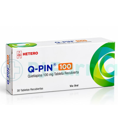 Q-Pin (Quetiapina) 100 Mg Hetero Tab.