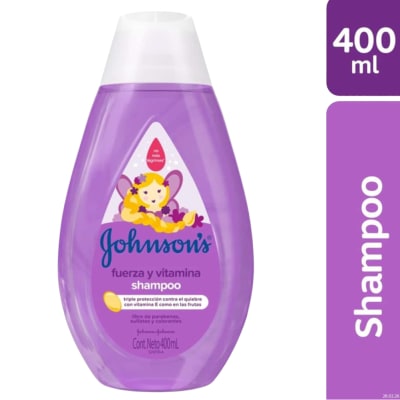 Shampooh Johnson's Baby Nf Fuerza Y Vitamina  Frasco X 400 Ml