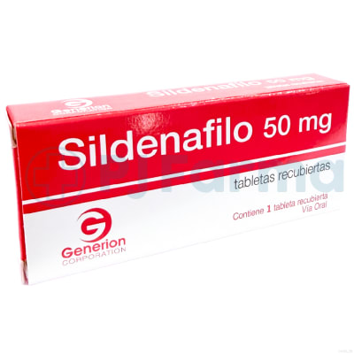 Sildenafilo 50Mg Tab. Generion Corporation Caja X 1 Unid1