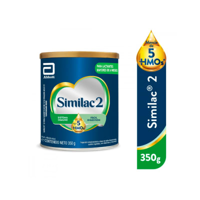 Similac 2 Mezcla De 5 Hmos (Para Lactantes Mayores De 6 Meses) Lata X 350 Gr
