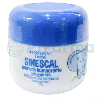 Sinescal Pomada (Óxido De Zinc 40%)Portugal Pote X 80G1