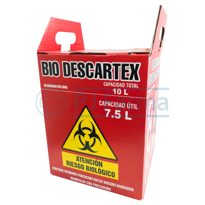 Caja de Bioseguridad de 7.5 L - Bio Descartex