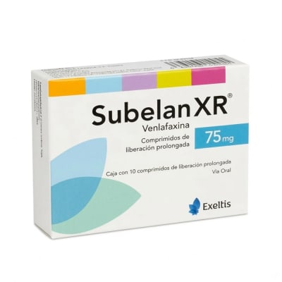 Subelan Xr (Venlafaxina) 75Mg Comp. Exeltis Caja X 10 Unid