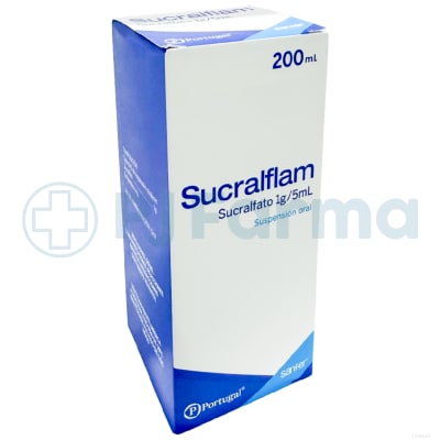 Sucralflam (Sucralfato) 1G/5Ml Oral Portugal Frasco X 200 Ml