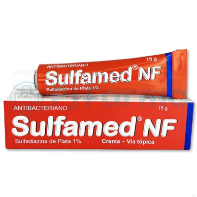 Sulfamed Nf (Sulfadiazina De Plata) 1% Tubo X 15 Gr Medifarma