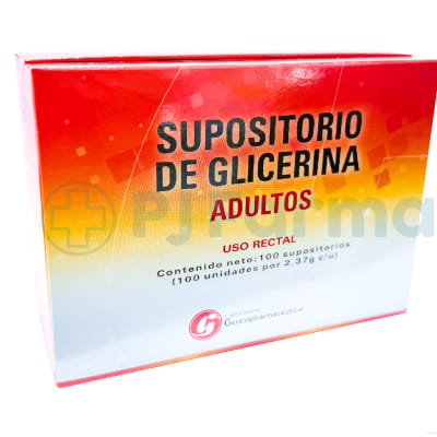 Supositorio De Glicerina Adulto 2,37G Lab. Gencopharmaceutical