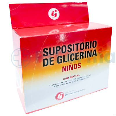 Supositorio De Glicerina Niños 1,48G Lab. Gencopharmaceutical