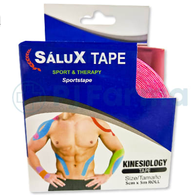 Cinta Kinesiotape neuromuscular Rosado1